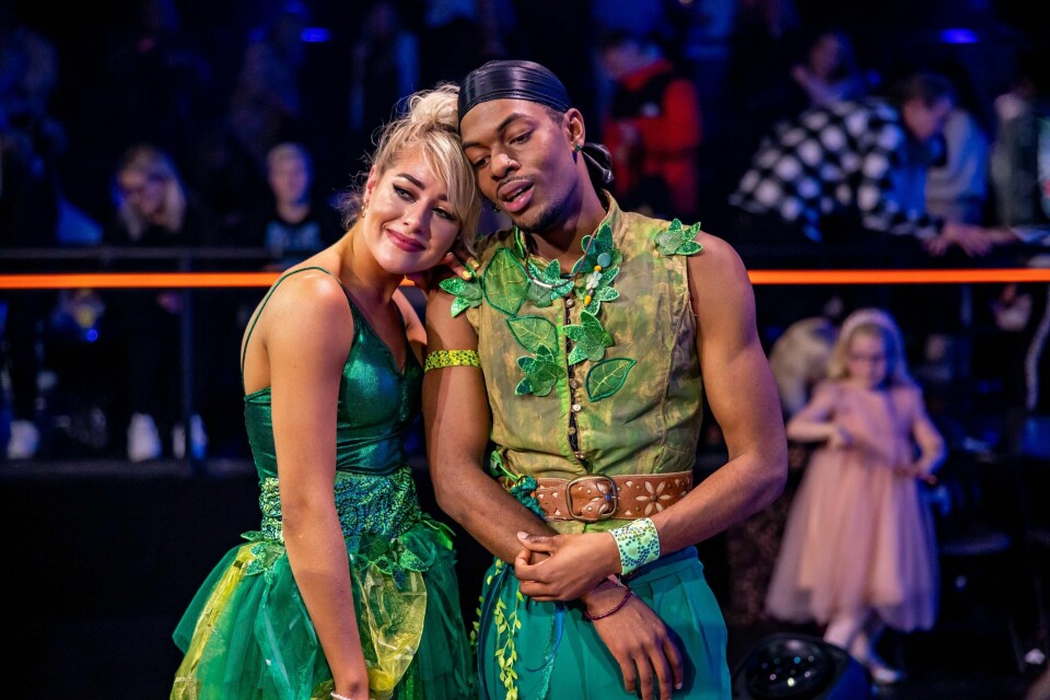 Nate Kahungu og Helene Spilling måtte forlate Skal vi Danse forrige lørdag. Trodde de. Foto: Thomas Andersen / TV 2