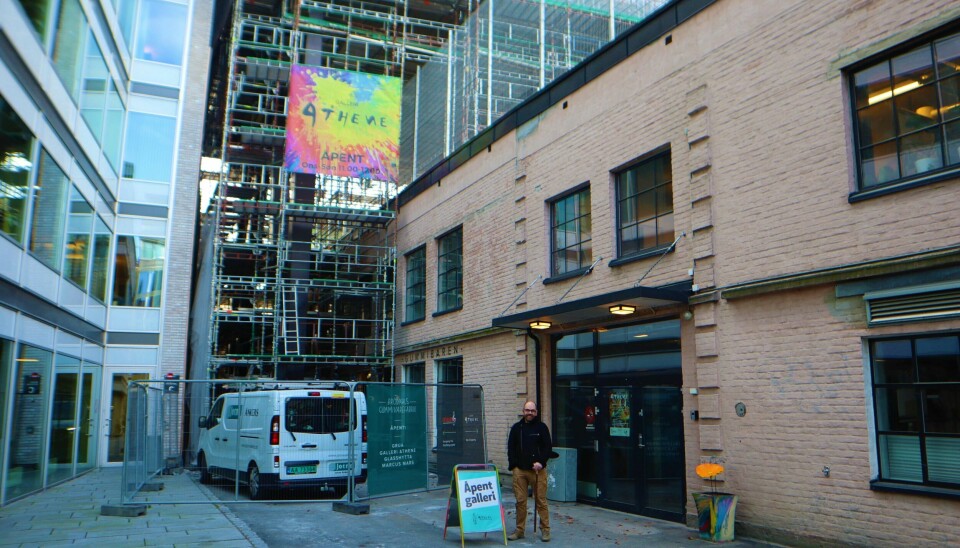 Galleri Athene helt innerst i Brodalsbygget måtte stenge dørene på grunn av bygging på Union.