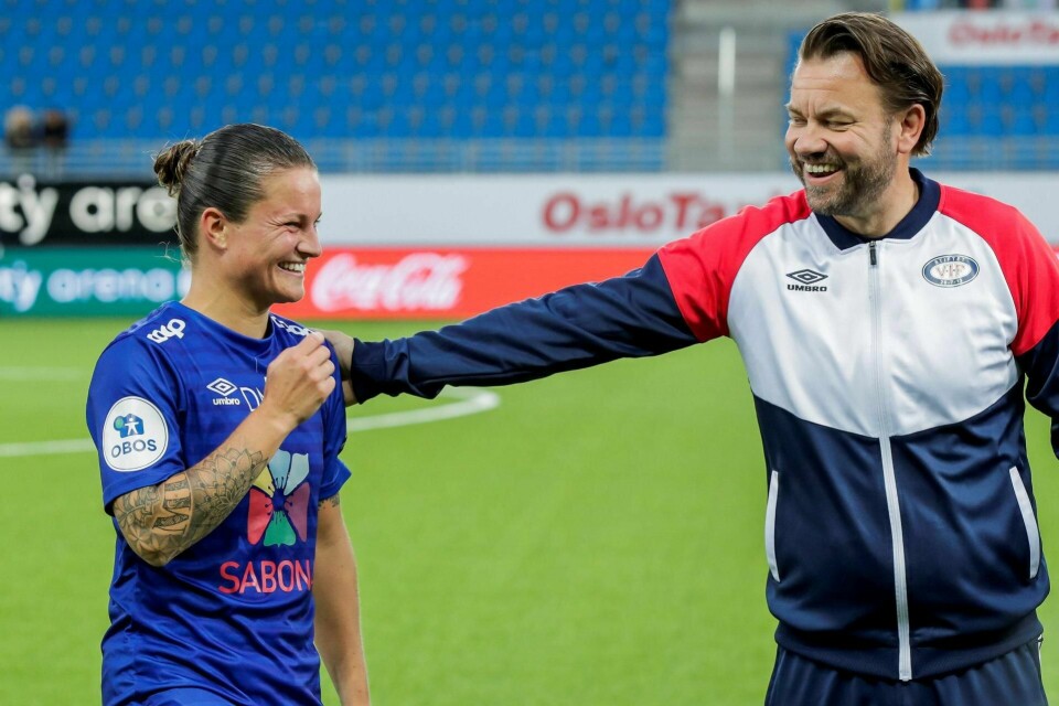 Kaptein Sherida Spitse og trener Jack Majgaard Jensen har noe stort på gang på Intility Arena denne høsten.