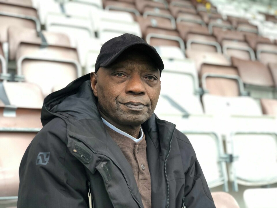Saihou Sarr er bekymra for utviklingen av rasisme i norsk fotball. Foto: Harald Reitan