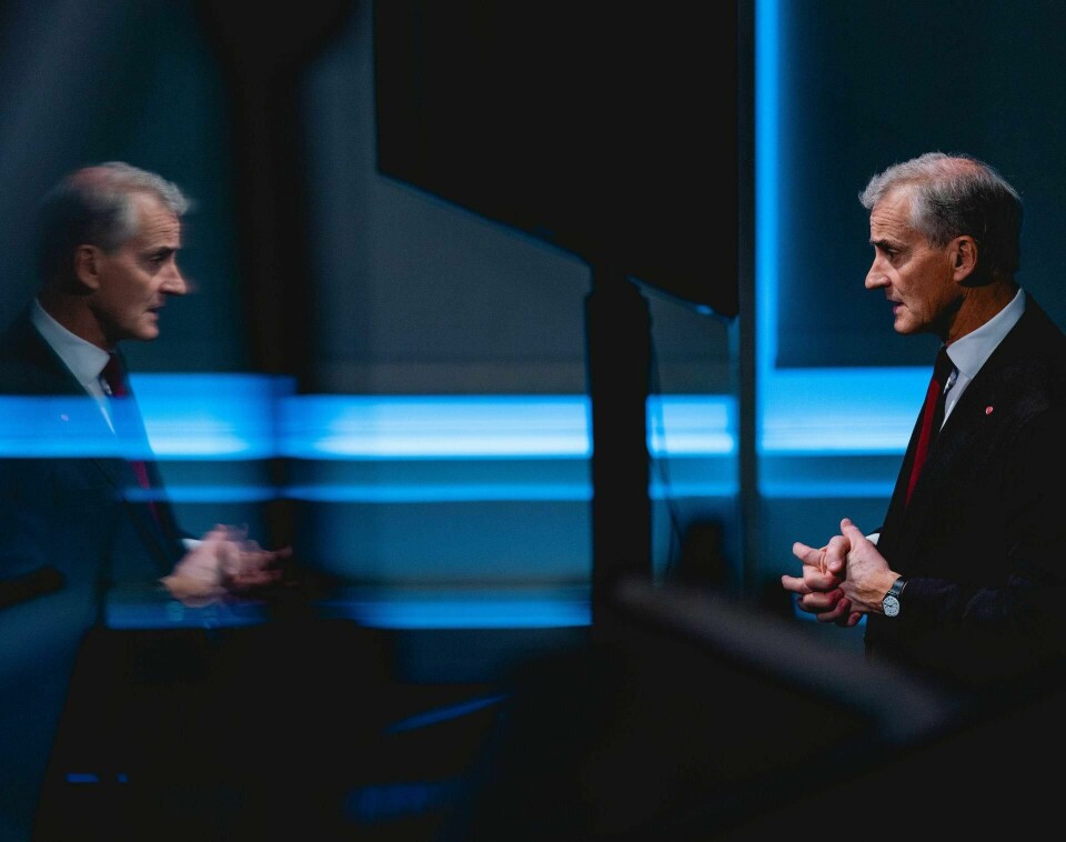 Arbeiderparti-leder Jonas Gahr Støre risikerer et historisk tap om han ikke endrer sin sykehuspolitikk, ifølge kronikkforfatterne. Foto: Stian Lysberg Solum/NTB