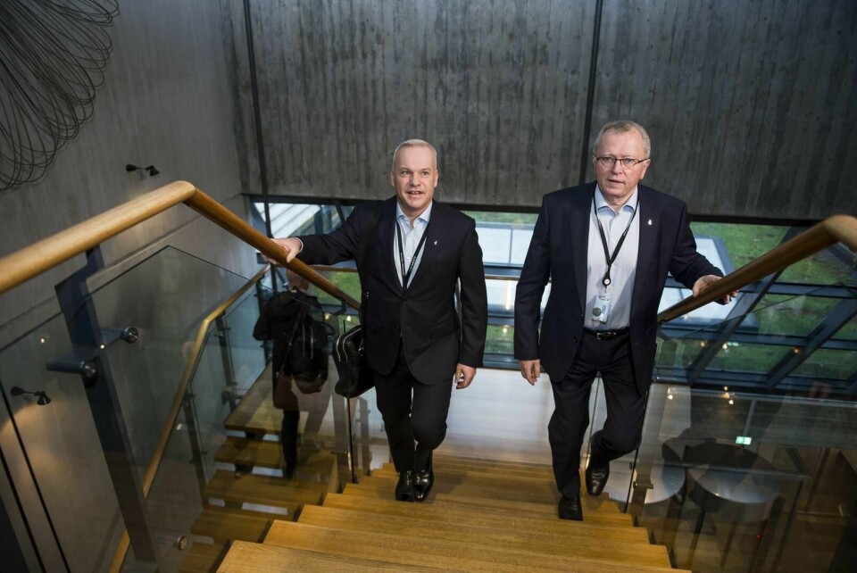 Anders Opedal er blitt vant med å gå etter Eldar Sætre. Nå tar førstnevnte over jobben som konsernsjef i Equinor. Foto: Carina Johansen/NTB