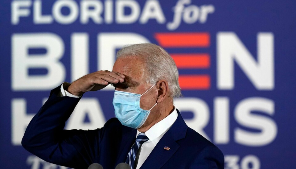 Joe Biden blir USAs 46. president. Foto: Carolyn Kaster / AP / NTB