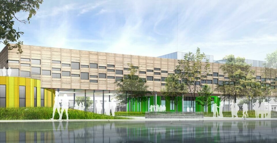 Nye Gudeberg og Råkollen skole. Nye Gudeberg og Råkollen skole.