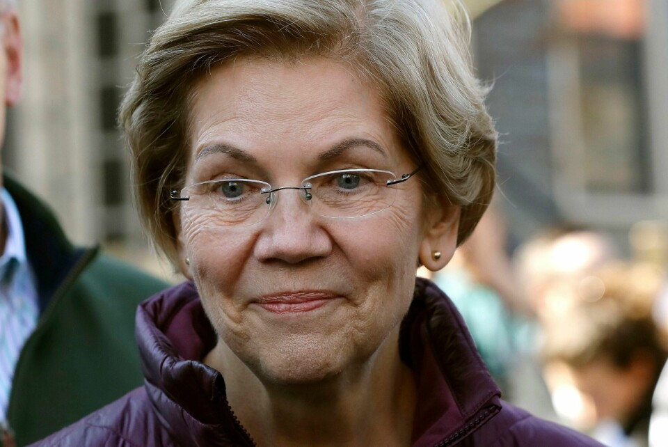 Elizabeth Warren er blant dem som vil avskaffe valgmannskollegiet i USA. Foto: Steven Senne / NTB