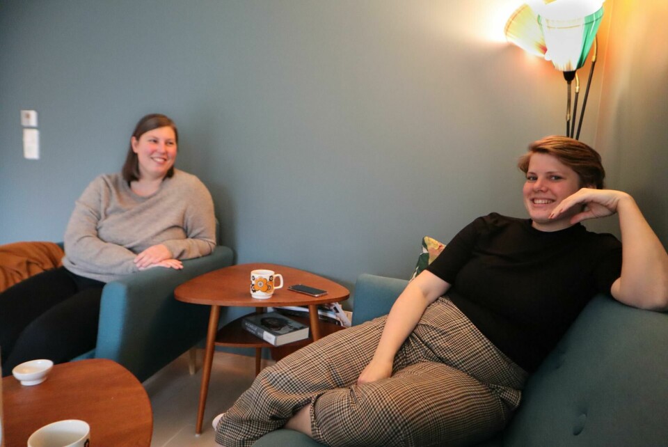 Monica Ulriksen Wang (til venstre) og Kristin Viko Gaupset (til høyre) er akkurat slike innflyttere Drammen vil ha: unge, moderne og høyt utdannede. Monica Ulriksen Wang (til venstre) og Kristin Viko Gaupset (til høyre) er akkurat slike innflyttere Drammen vil ha: unge, moderne og høyt utdannede.