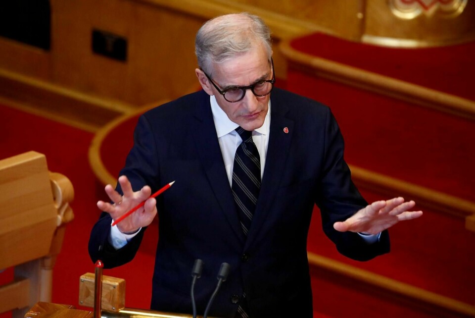 Ap-leder Jonas Gahr Støre mener det er viktig å sikre skattemessig forutsigbarhet for familier og bedrifter. Foto: Terje Pedersen/NTB