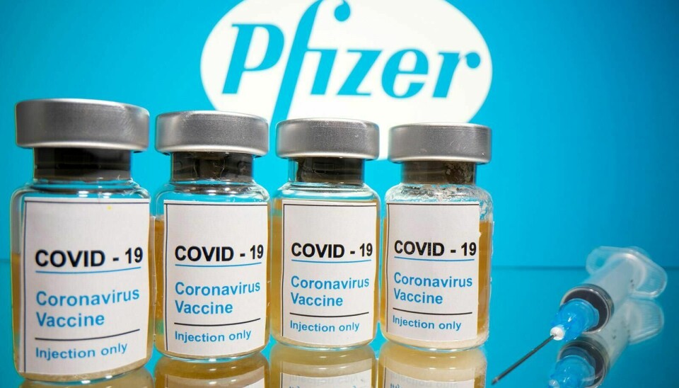 Da legemiddelselskapet Pfizer og bioteknologifirmaet BioNTech slapp nyheten om at de har laget en vaksine med 90 prosent effektivitet, jublet helsetopper over hele den vestlige verden. Foto: Dado Ruvic/NTB