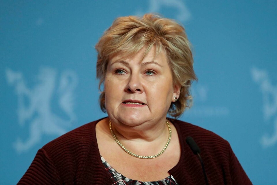 Statsminister: Erna Solberg. Foto: Terje Bendiksby/NTB