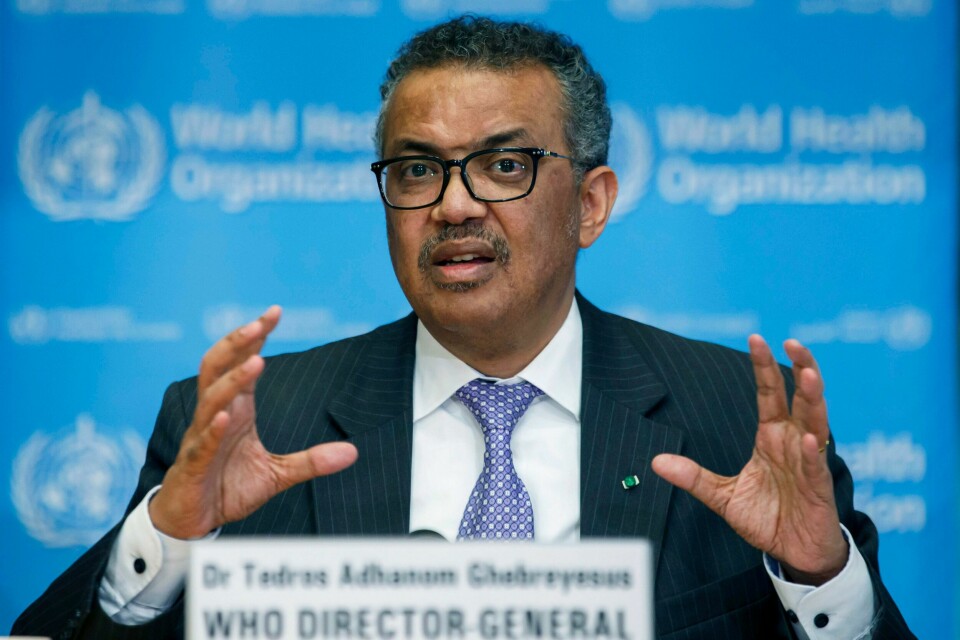 FILE - In this Monday, March 9, 2020 file photo, Tedros Adhanom Ghebreyesus, Director General of the World Health Organization speaks during a news conference on updates regarding COVID-19, at the WHO headquarters in Geneva, Switzerland. The head of the World Health Organization said the U.N. health agency would not recommend any COVID-19 vaccine before it is proved safe and effective, even as Russia and China have started using their experimental vaccines before large studies have finished and other countries have proposed streamlining authorization procedures. At a press briefing on Friday, Sept. 4, 2020, Tedros Adhanom Ghebreyesus said vaccines have been used successfully for decades and credited them with eradicating smallpox and bringing polio to the brink of being eliminated.(Salvatore Di Nolfi/Keystone via AP, file) FILE - In this Monday, March 9, 2020 file photo, Tedros Adhanom Ghebreyesus, Director General of the World Health Organization speaks during a news conference on updates regarding COVID-19, at the WHO headquarters in Geneva, Switzerland. The head of the World Health Organization said the U.N. health agency would not recommend any COVID-19 vaccine before it is proved safe and effective, even as Russia and China have started using their experimental vaccines before large studies have finished and other countries have proposed streamlining authorization procedures. At a press briefing on Friday, Sept. 4, 2020, Tedros Adhanom Ghebreyesus said vaccines have been used successfully for decades and credited them with eradicating smallpox and bringing polio to the brink of being eliminated.(Salvatore Di Nolfi/Keystone via AP, file)