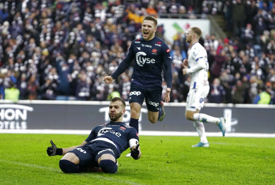 Zlatko Tripic vil gjerne stille opp for Norge i krisen om han får lov av sin klubb. Foto: Fredrik Hagen / NTB scanpix Oslo 20191208.
Viking jubel etter at Zlatko Tripic scoret på straffe under NM-finalen i fotball for herrer mellom Haugesund og Viking på Ullevaal stadion søndag.
Foto: Fredrik Hagen / NTB scanpix