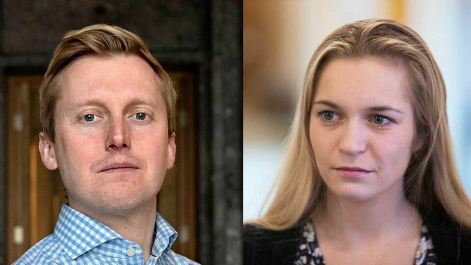 Høyre-politikerne Øystein Sundelin (t.v.) og Mathilde Tybring-Gjedde slår alarm om Oslo-skolen i Dagbladet. Stemmer det at Oslo-skolen ikke følger opp elevene på en god nok måte, spør innleggsforfatterne. Foto: Mimsy Møller/Ole Berg-Rusten/NTB