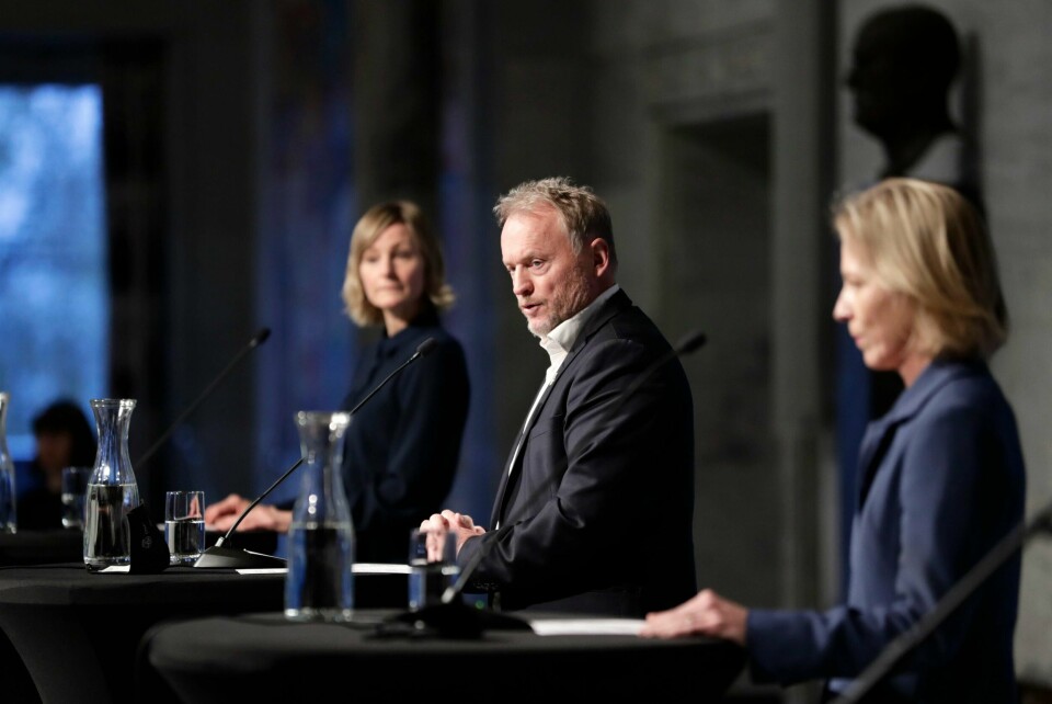 Byrådsleder Raymond Johansen orienterte om koronasituasjonen i Oslo mandag.