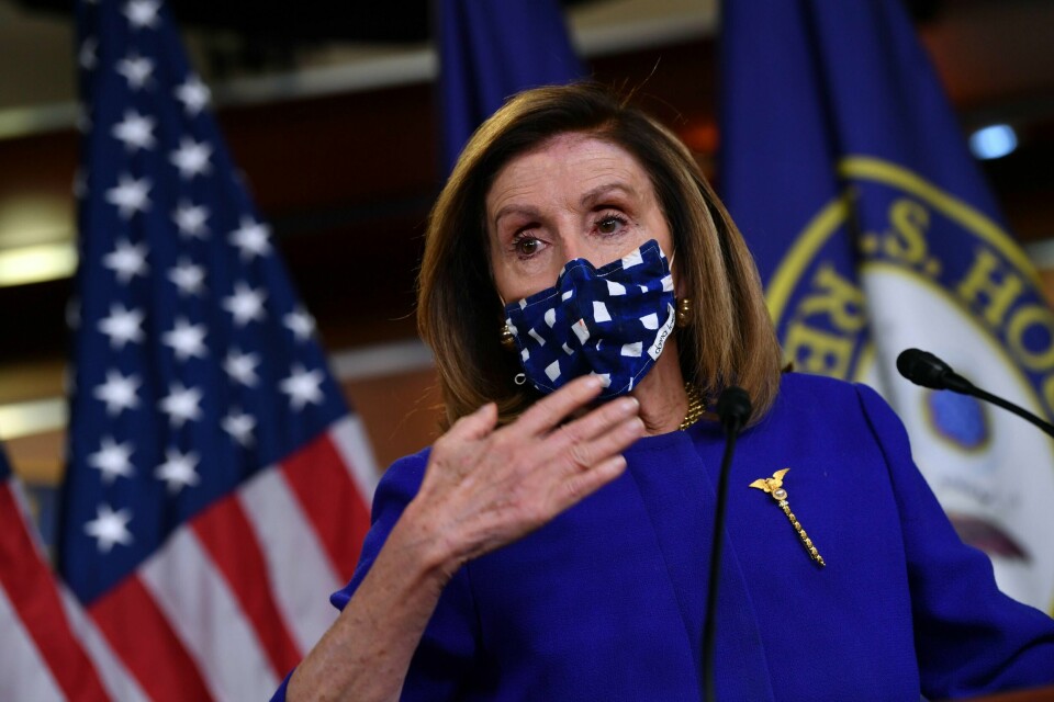 Nancy Pelosi. Foto: NTB