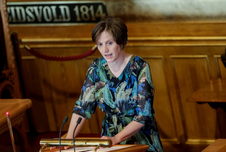 – Regjeringen har villedet Stortinget i denne saken og ikke fortalt sannheten, mener stortingsrepresentant Kjersti Toppe i Senterpartiet. Foto: Vidar Ruud/NTB