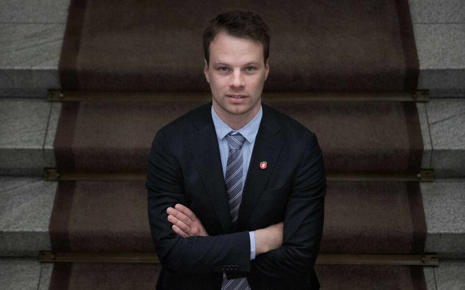 Jon Helgheim er stortingsrepresentant for Fremskrittspartiet. Han representerer Buskerud, sitter i kommunal- og forvaltningskomiteen og kommer fra Hokksund. Foto: Ole Berg-Rusten/NTB