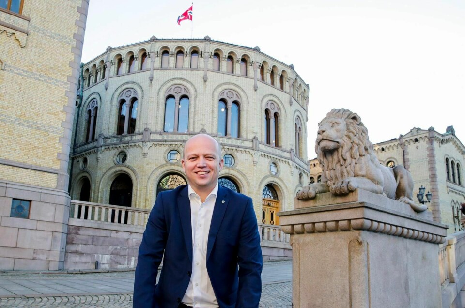 Sp-leder Trygve Slagsvold Vedum leder i øyeblikket Norges største politiske parti. Foto: Vidar Ruud/NTB
