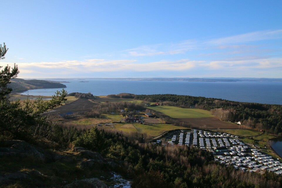 Herfra kan du se tvers over fjorden! Herfra kan du se tvers over fjorden!