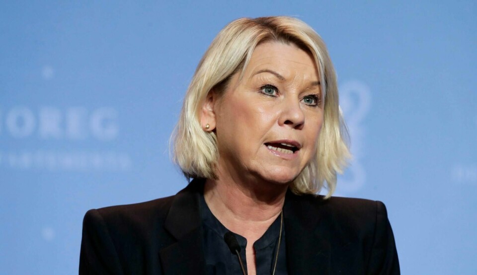 Justis- og beredskapsminister Monica Mæland.