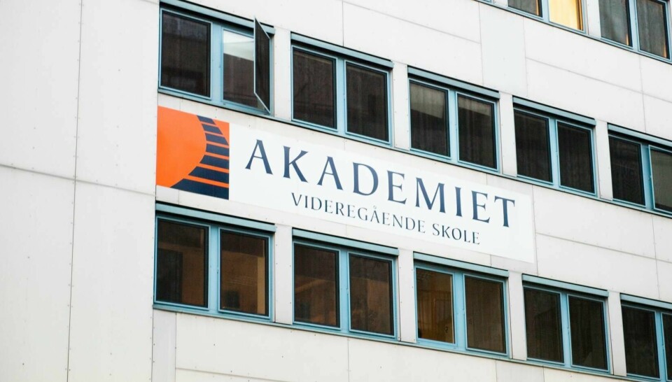 Akademiet videregående skole i Oslo er blant skolene som må betale tilbake statsstøtte etter et tilsyn av Udir.