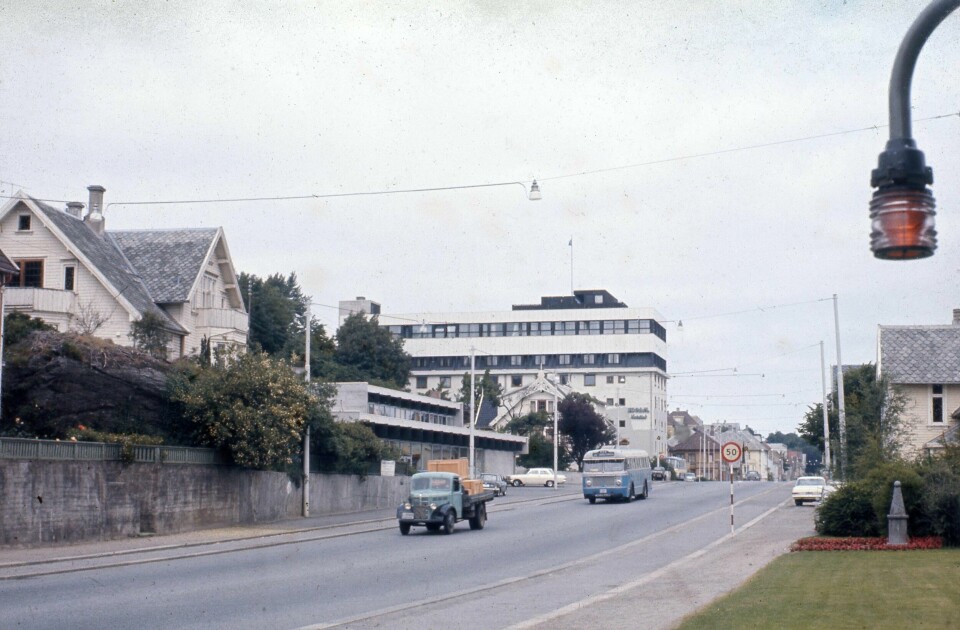 KNA-hotellet på Lagårdsveien i 1968. KNA hotellet
Park Inn hotell i dag
