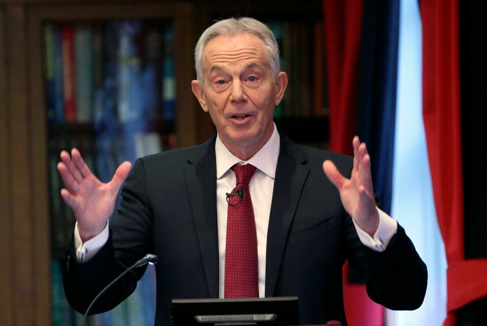 Former British prime minister Tony Blair gives a speech on the future of the Labour Party and progressive politics at the Hallam Conference Centre in central London, Wednesday Dec. 18, 2019. The Labour Party has deep divisions within its members following the lack of popular support in the Dec.12 general election. (Yui Mok/PA via AP) Former British prime minister Tony Blair gives a speech on the future of the Labour Party and progressive politics at the Hallam Conference Centre in central London, Wednesday Dec. 18, 2019. The Labour Party has deep divisions within its members following the lack of popular support in the Dec.12 general election. (Yui Mok/PA via AP)