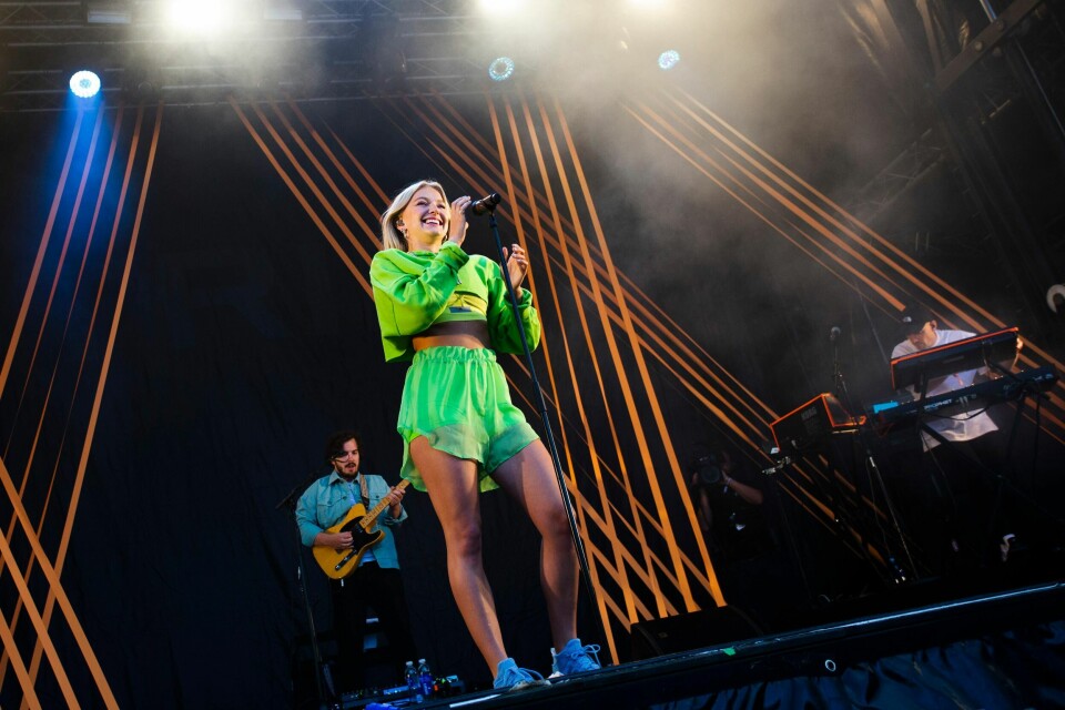 ÅLESUND 20180817.
Astrid S under Jugendfest 2018 på Color Line Stadion i Ålesund.
Foto: Svein Ove Ekornesvåg / NTB