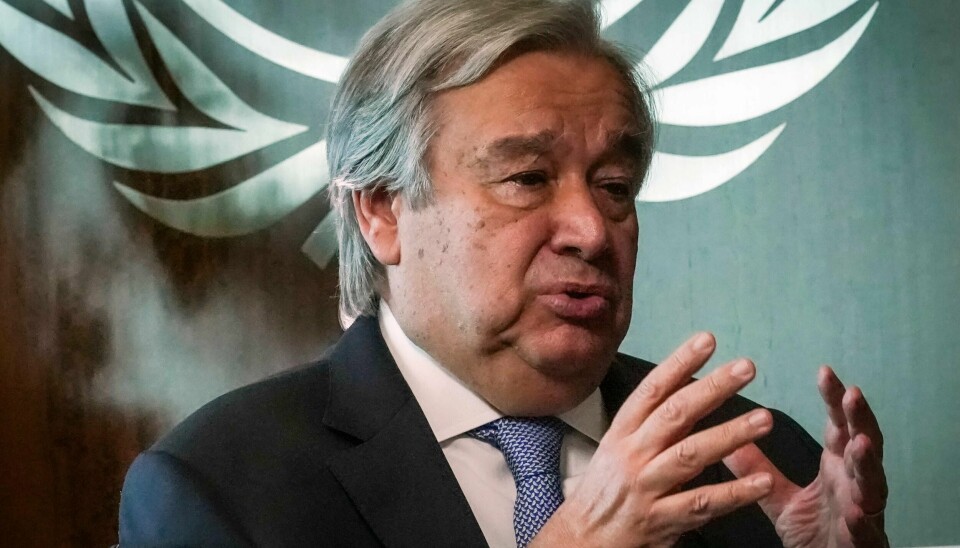 FNs generalsekretær António Guterres er blant annet misfornøyd med at stimulering- og redningspakker i så stor grad er brukt på sektorer med store karbonutslipp.