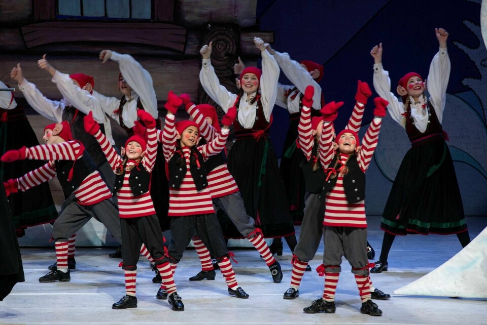 Fra forestillingen «Putti Plutti Pott og julenissens skjegg». Foto: Geir Even Asplin/Troll Productions