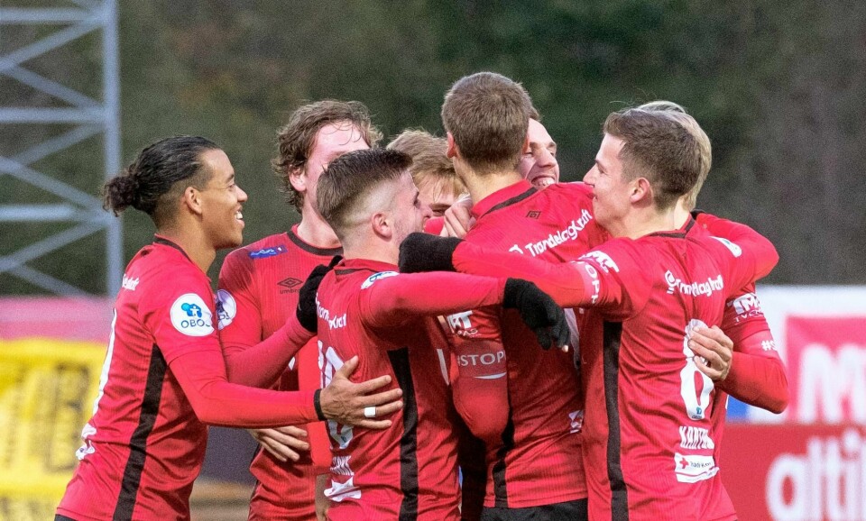 Stjørdals-Blink gjorde kort prosess med Asker og vant kvalifiseringskampene 6-1 sammenlagt. Foto: Ned Alley / NTB
