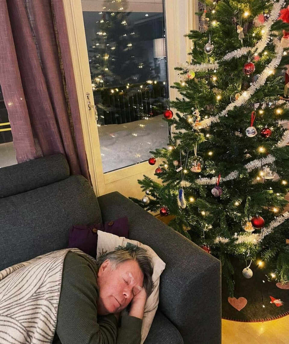 Harald Aanes var på Dagsrevyen i år for å snakke om hvorfor han ofte har valgt å feire julaften alene. Foto: Privat