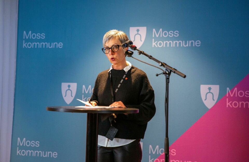 I 2020 ble Hanne Tollerud vant til å holde pressekonferanser om utviklingen av koronasmitten. Foto: Kenneth Stensrud I 2020 ble Hanne Tollerud vant til å holde pressekonferanser om utviklingen av koronasmitten. Foto: Kenneth Stensrud