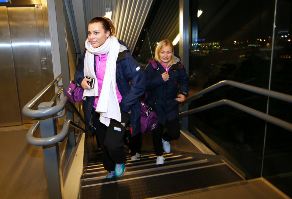 Nora Mørk ved ankomsten til VM-leiren i Frederikshavn. FOTO: VIDAR RUUD/NTB SCANPIX Nora Mørk ved ankomsten til VM-leiren i Frederikshavn. FOTO: VIDAR RUUD/NTB SCANPIX