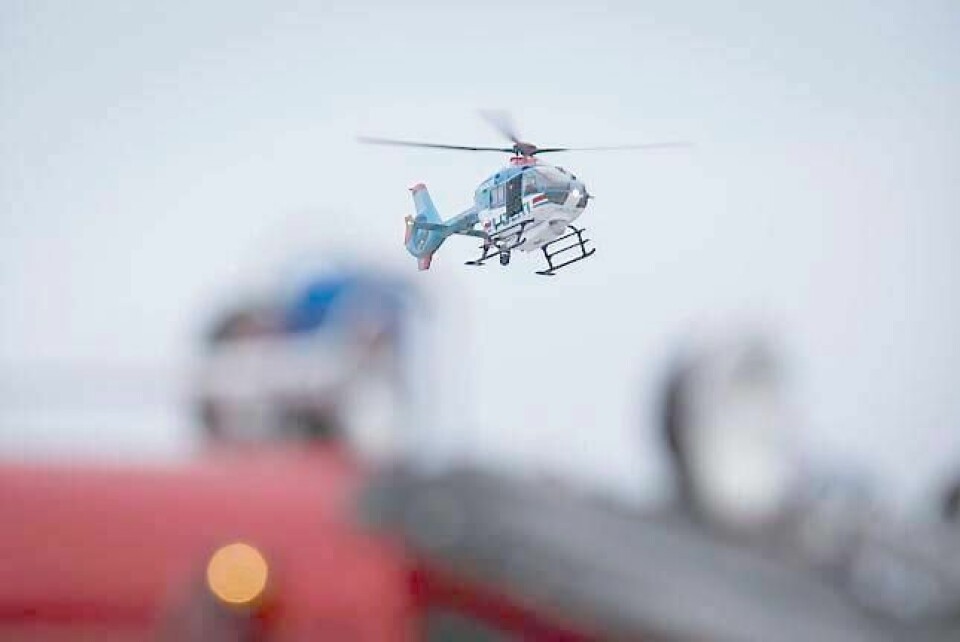 Norske politihelikoptre kan fortsatt kun brukes til å observere og overvåke, ikke som aktiv ildstøtteplattform for politiets skarpskyttere. FOTO: HEIKO JUNGE/NTB SCANPIX
