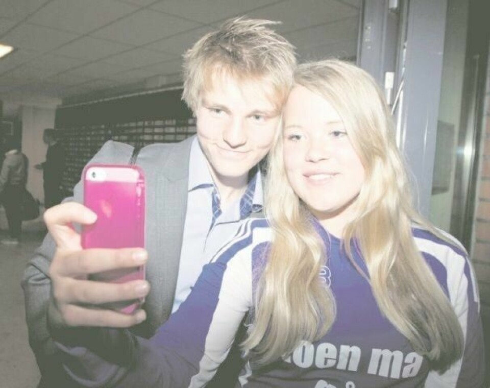 Martin Ødegaard er blitt populær blant fansen. FOTO: VEGARD GRØTT/NTB SCANPIX