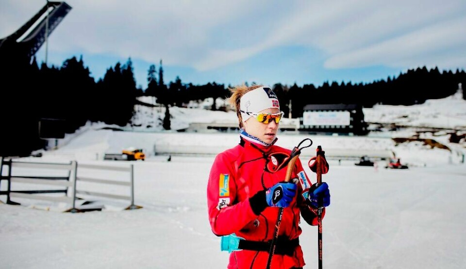 Astrid Uhrenholdt Jacobsen gjør seg klar for sesongavslutningen i verdenscupen. FOTO: HILDE UNOSEN