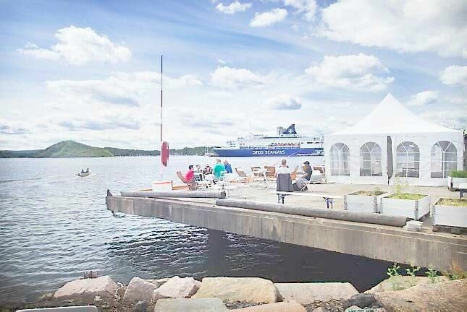 Sukkerbiten ligger ytterst på Oslos fjordside, som en perle for avslapping, et glass og en bolle blåskjell. FOTO: ARNE OVE BERGO