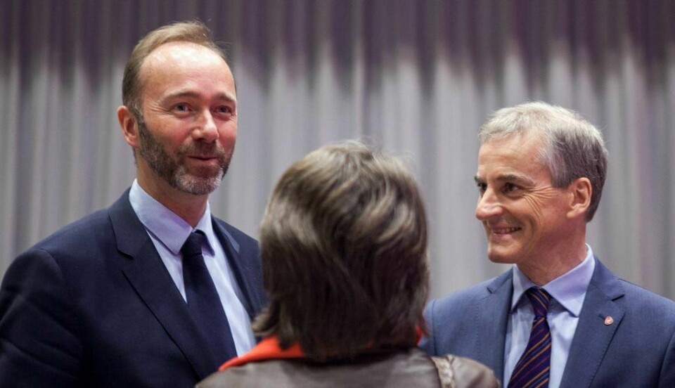 Trond Giske blir trolig én av to nye nestledere i Ap, som skal samarbeide tett med partileder Jonas Gahr Støre. I dag samles partiet til landsstyremøte i Folkets Hus i Oslo. Etter at Jens Stoltenberg gikk av som partileder for å bli NATO-toppsjef er nå hele partiledelsen i ferd med å skiftes ut. FOTO: JAVAD PARSA