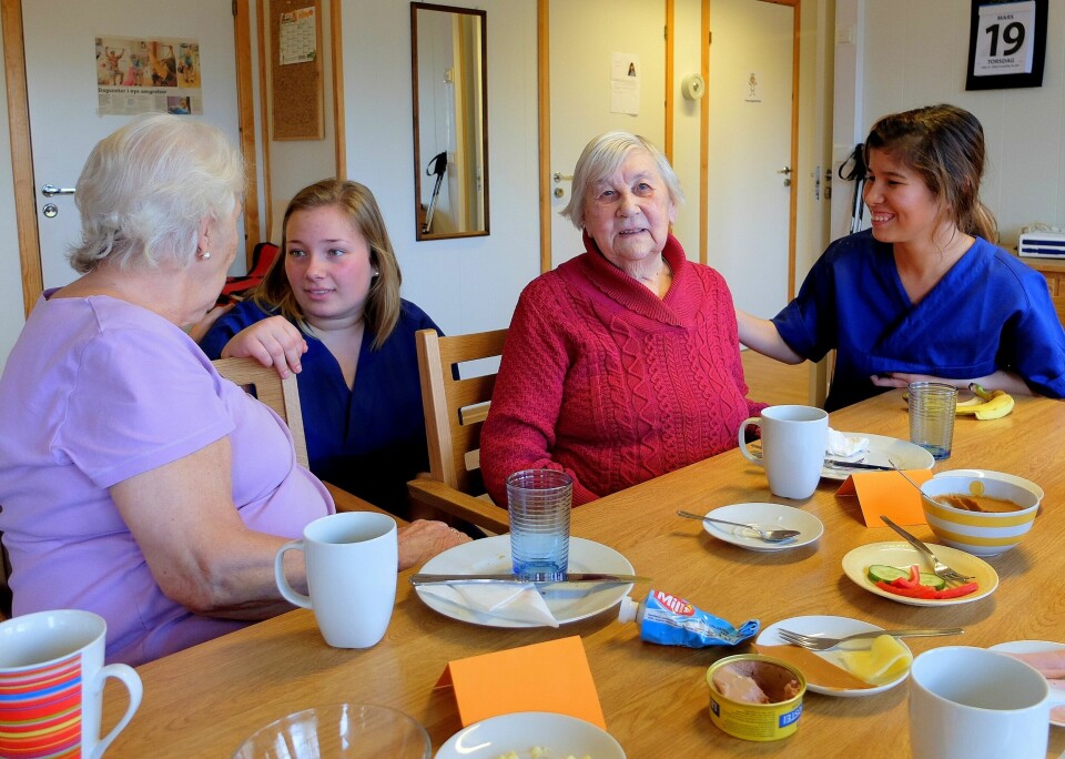 F.v.: Grete Holm, Malin Borgen Pettersen, Gunhild Ausland, Torunn Lund og Kaja Christine Nuqui Strand. FOTO: PERNILLE VESTENGEN F.v.: Grete Holm, Malin Borgen Pettersen, Gunhild Ausland, Torunn Lund og Kaja Christine Nuqui Strand. FOTO: PERNILLE VESTENGEN