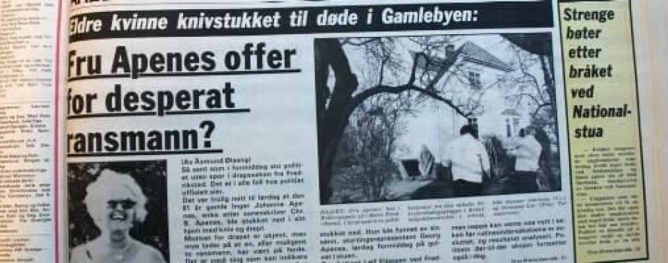 13-åring drepte i panikk