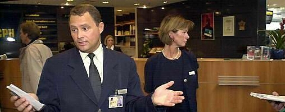 Danske kabinansatte i SAS har lagt ned arbeidet.