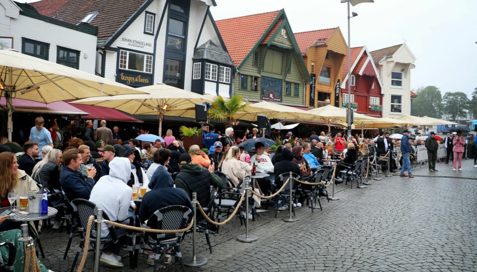 I Stavanger kommune er det forventet en befolkningsvekst på 9 prosent fram mot 2050. I skikkelig Stavanger-sommervær var det duket for årets første Fjåge i Vågen onsdag.