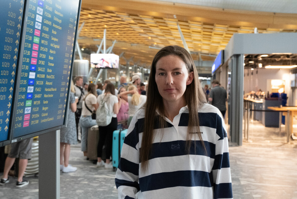 Solveig Nebo skulle etter planen reist til Split, men SAS-streiken satte en stopper for det. Flighten ble kansellert. Solveig Nebo skulle etter planen reist til Split, men SAS-streiken satte en stopper for det. Fligthen ble kansellert.
