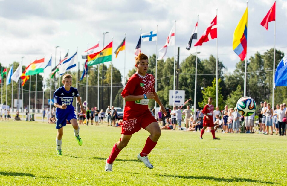 Pequeninos Do Jockey i aksjon mot Oppsal under Norway Cup på Ekebergsletta i 2014. Nå er samarbeidet mellom den norske arrangøren og klubben fra São Paulo over. Pequeninos