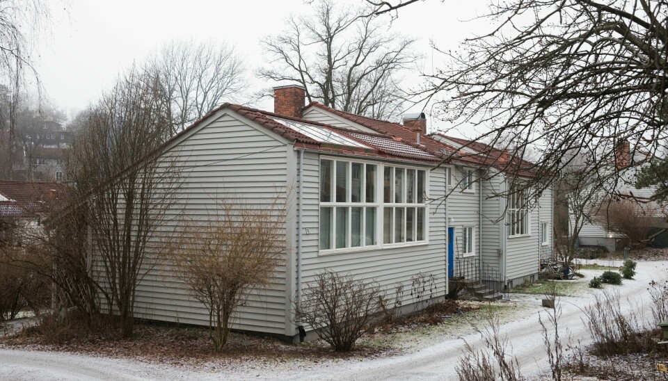 Statsbygg utsetter salget av en kunstnerbolig på Ekely. Her er noen av kunstnerboligene i området, fotografert i 2017. Statsbygg utsetter salget av en kunstnerbolig på Ekely. Her er noen av kunstnerboligene i området, fotografert i 2017. Foto: Berit Roald / NTB