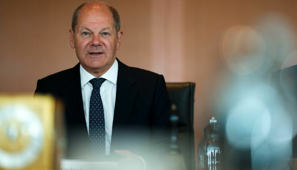 Tysklands statsminister Olaf Scholz mener EU burde fjerne medlemslandenes vetorett i sikkerhetsspørsmål. Tysklands statsminister Olaf Scholz mener EU burde fjerne medlemslandenes vetorett i sikkerhetsspørsmål. Foto: Markus Schreiber / AP / NTB
