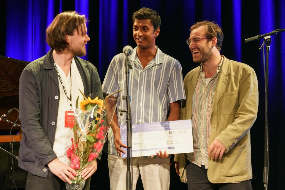 Joakim Rainer Trio er årets vinnere av Jazzintro, og kan kalle seg Årets unge jazzmusikere 2022. Joakim Rainer Trio er årets vinnere av Jazzintro, og kan kalle seg Årets unge jazzmusikere 2022. Foto: Thor Egil Leirtrø / Moldejazz