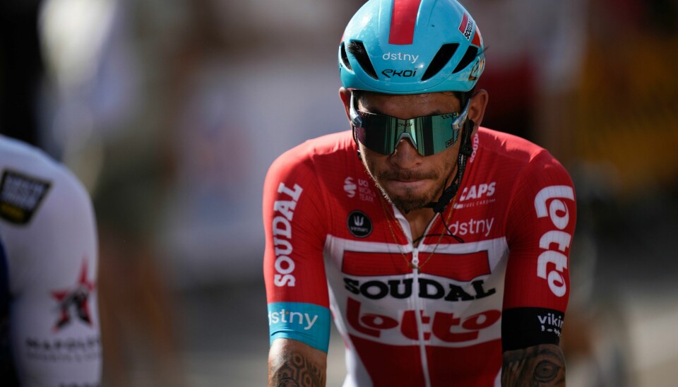 Caleb Ewan endte årets Tour de France uten etappeseier. Etter søndagens avslutningsetappe fyrte han løs mot Alexander Kristoff. Caleb Ewan endte årets Tour de France uten etappeseier. Etter søndagens avslutningsetappe fyrte han løs mot Alexander Kristoff. Foto: Daniel Cole/ AP/ NTB.