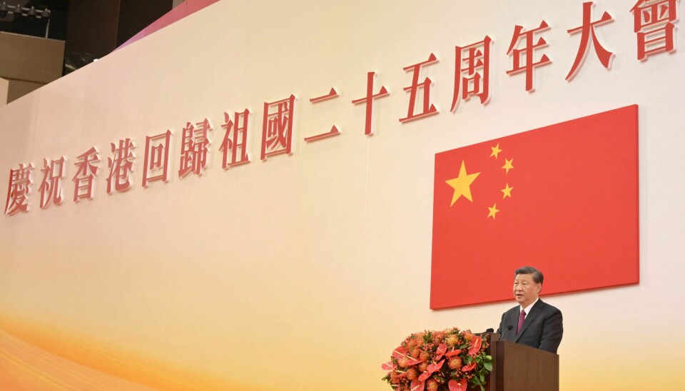 Xi Jinping holder tale i Hongkong i begynnelsen av juli. hhhhhhh