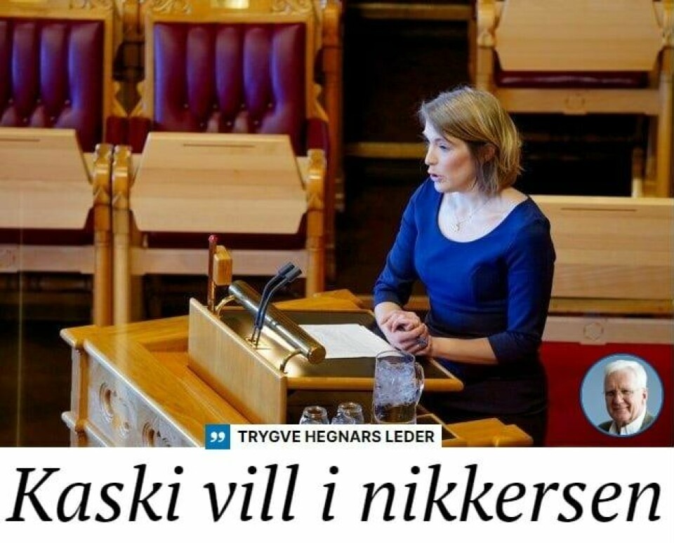 Skjermdump fra Finansavisens leder. Skjermdump fra Finansavisens leder.